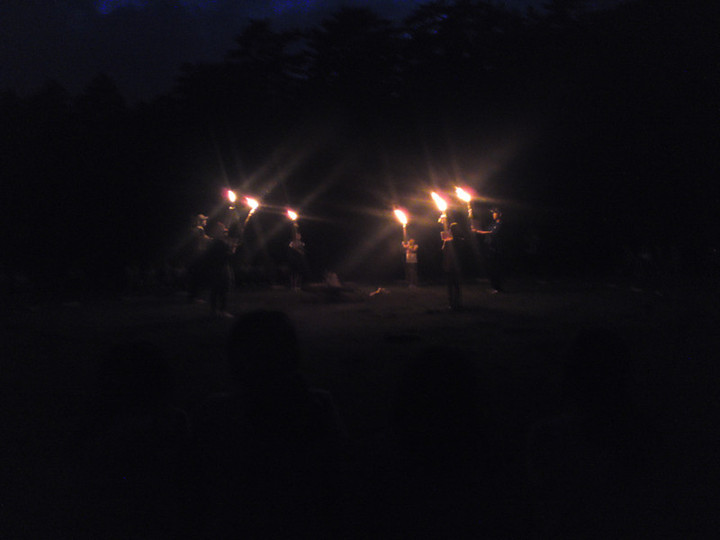 遠き山に日は落ちて…